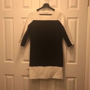 New York and Company Black and White Dress